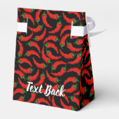 Muster für Paprikaschoten für Hot Chili Geschenkschachtel (Rückseite)