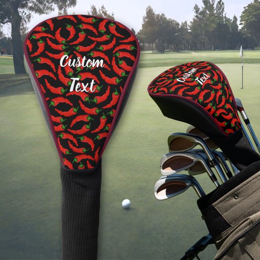 Muster für Paprikaschoten für Hot Chili Golf Headcover