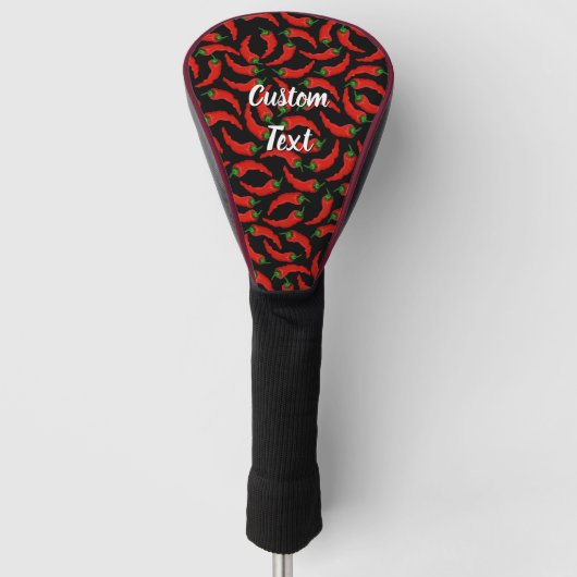 Muster für Paprikaschoten für Hot Chili Golf Headcover (Vorderseite)