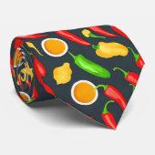 Muster für Paprikaschoten für Hot Chili Krawatte (Gerollt)