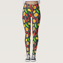 Muster für Paprikaschoten für Hot Chili Leggings