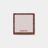 Muster für Paprikaschoten für Hot Chili Post-it Klebezettel (Vorderseite)