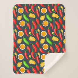 Muster für Paprikaschoten für Hot Chili Sherpadecke