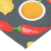 Muster für Paprikaschoten für Hot Chili Tischdecke (Schrägansicht)