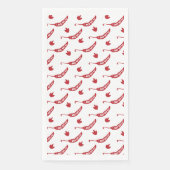 Muster für Paprikaschoten mit rotem Chili Serviette (Vorderseite)