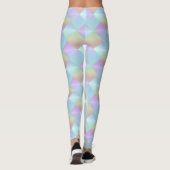 Muster für Pastellquadrate Leggings (Rückseite)