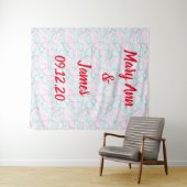 Muster für personalisierte Blätter Wandteppich (Beispiel (Horizontal))