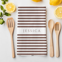 Muster für personalisierte braune Streifen