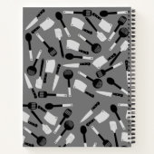 Muster für personalisierte Kochgeräte Notizblock (Rückseite)