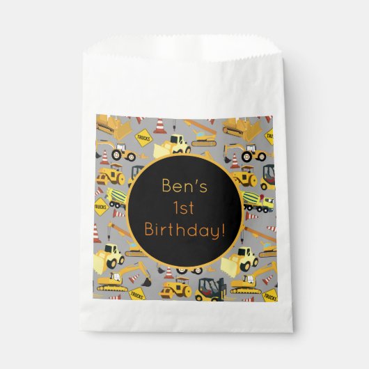 Muster für personalisierte LKW Geschenktütchen (Vorderseite)