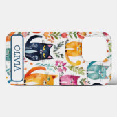Muster für personalisierte Niedliche Kätzchen und Case-Mate iPhone Hülle (Rückseite (Horizontal))