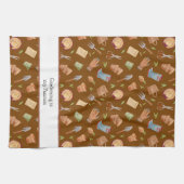 Muster für personalisierte Schokolade Geschirrtuch (Horizontal)