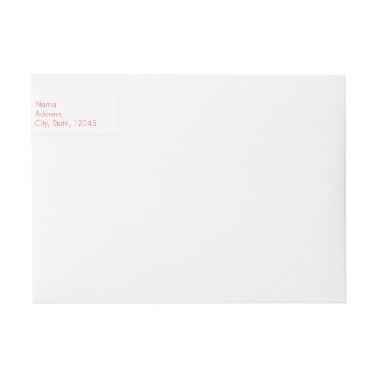 Muster für personalisierte Streifen in Rosa und We (Vorderseite)