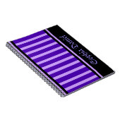 Muster für personalisierte Streifen Notizblock (Rechte Seite)