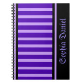 Muster für personalisierte Streifen Notizblock (Vorderseite)