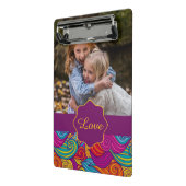 Muster für personalisierte Wavy Strip Wirbel Mini Klemmbrett (Gewinkelt2)