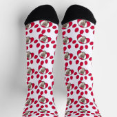 Muster für personalisiertes Cat- oder Hundeschlitt Socken (Oben)