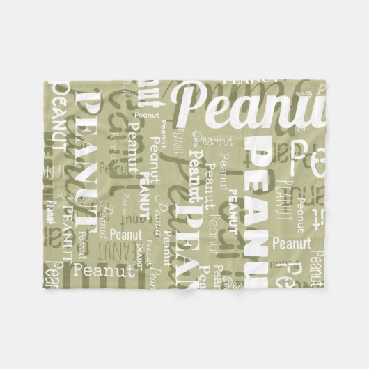 Muster für Pet Name Sage Green Small Fleecedecke (Vorderseite (Horizontal))