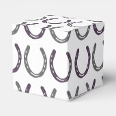 Muster für Pferdeschuhe Geschenkschachtel (Rückseite)