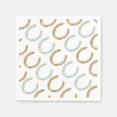 Muster für Pferdeschuhe Serviette (Vorderseite)