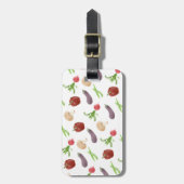 Muster für pflanzliche Illustration Gepäckanhänger (Vorderseite vertikal)