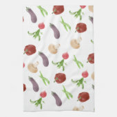 Muster für pflanzliche Illustration Geschirrtuch (Vertikal)