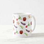 Muster für pflanzliche Illustration Kaffeetasse (VorderseiteRechts)