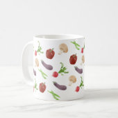 Muster für pflanzliche Illustration Kaffeetasse (Vorderseite Links)