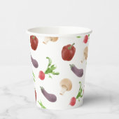 Muster für pflanzliche Illustration Pappbecher (Links)