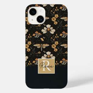 Muster für Pilze und Blume mit Namen Case-Mate iPhone 14 Hülle