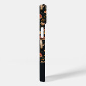 Muster für Pilze und Blume mit Namen Case-Mate iPhone Hülle (Rückseite / Rechts)