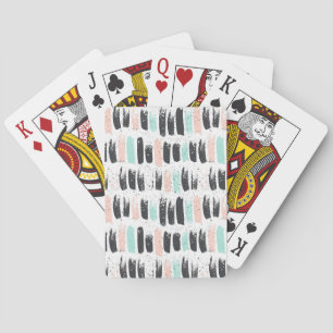 Muster für Pinsel und Tintenstriche Spielkarten