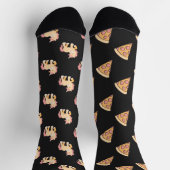 Muster für Pizza und Unicorns Socken (Oben)