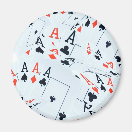 Muster für Quad Aces Poker Cards, Magnet (Vorne)