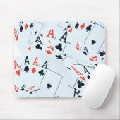 Muster für Quad Aces Poker Cards, Mousepad (Mit Mouse)