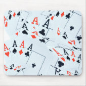 Muster für Quad Aces Poker Cards, Mousepad (Vorne)