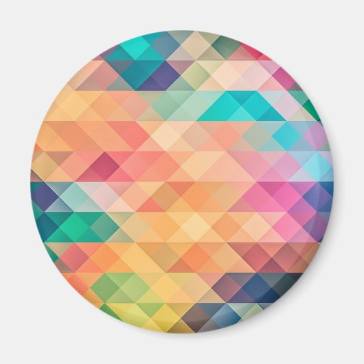 Muster für Quadrate und Tiles Magnet (Vorne)