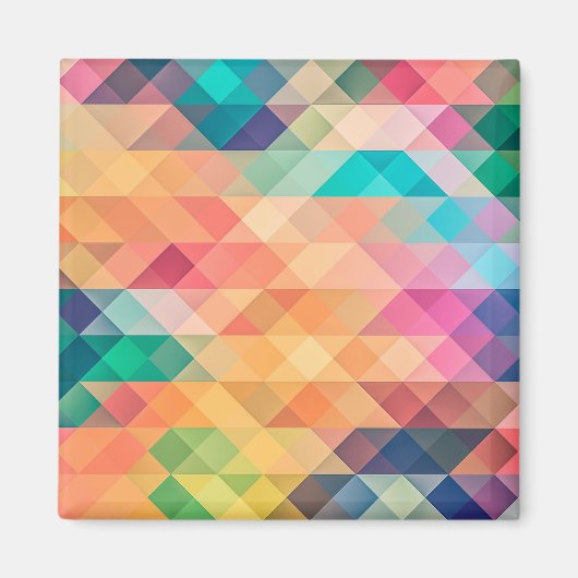 Muster für Quadrate und Tiles Magnet (Vorne)