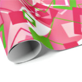 Muster für Re-Re-Quadrate Geschenkpapier (Rolleneckpunkt)