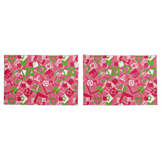 Muster für Re-Re-Quadrate Kissenbezug (Rückseite-Set)