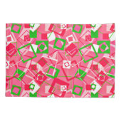 Muster für Re-Re-Quadrate Kissenbezug (Rückseite-Links)