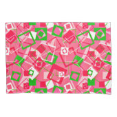 Muster für Re-Re-Quadrate Kissenbezug (Vorderseite-Links)