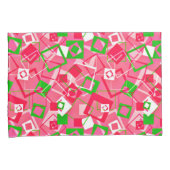 Muster für Re-Re-Quadrate Kissenbezug (Vorderseite-Rechts)