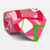 Muster für Re-Re-Quadrate Krawatte (Gerollt)