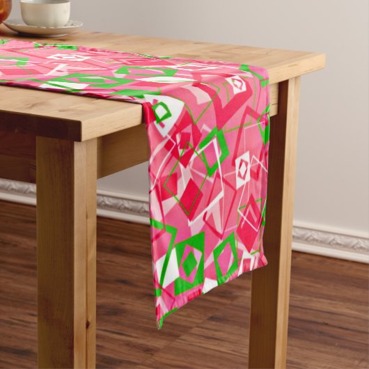 Muster für Re-Re-Quadrate Kurzer Tischläufer (Beispiel)