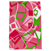 Muster für Re-Re-Quadrate Mittlere Geschenktüte (Vorderseite)