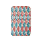 Muster für Red and Blue Peacock Schwanz Badematte (Vorderseite Vertikal)