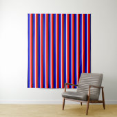 Muster für Red Blue Stripes Wandteppich (Beispiel)