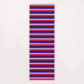 Muster für Red Blue Stripes Yogamatte (Rückseite)