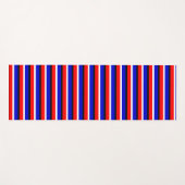 Muster für Red Blue Stripes Yogamatte (Vorderseite (Horizontal))